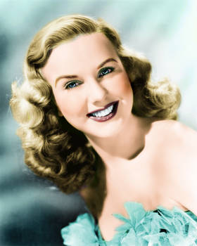 Deanna Durbin colorization 1