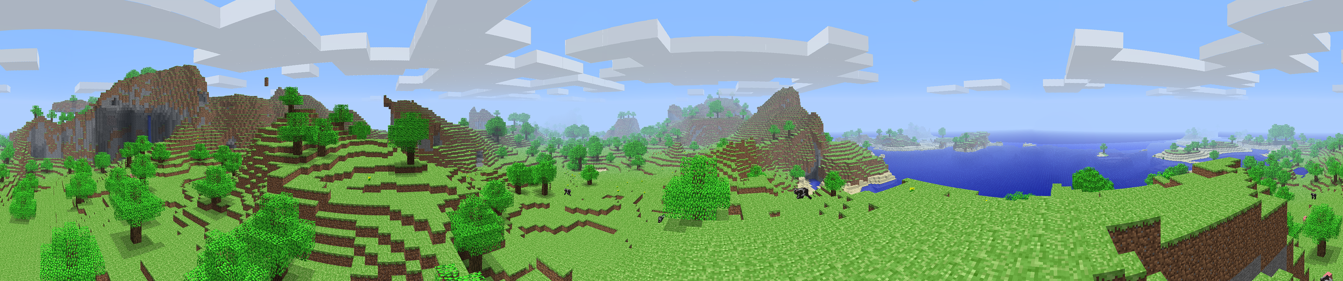 Minecraft Alpha Panorama