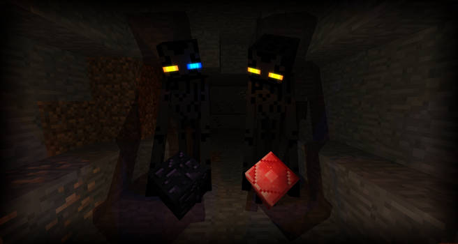 Two Endermen