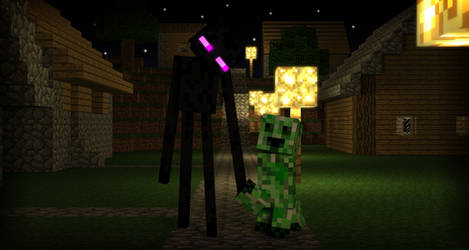 Enderman on a date