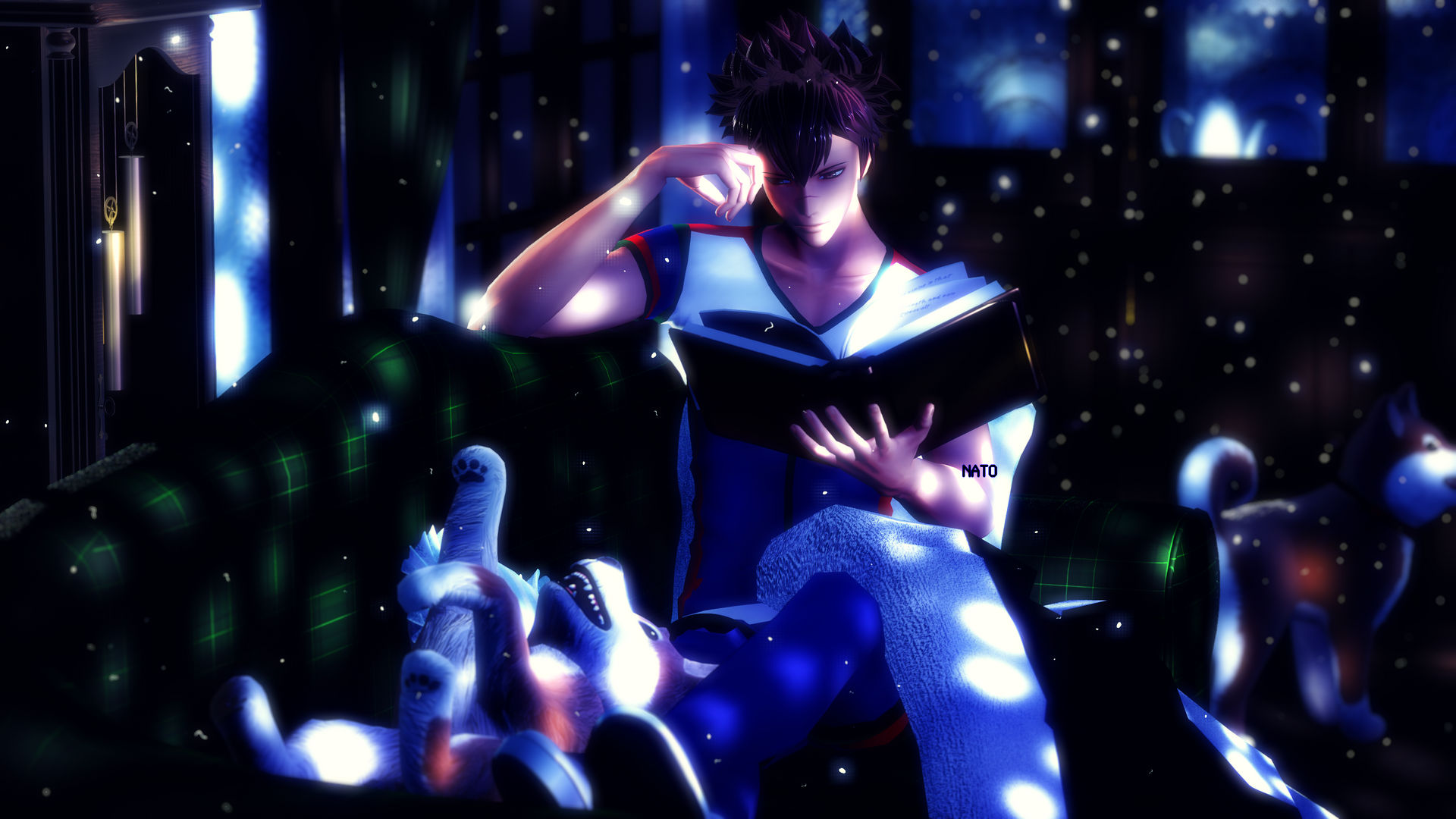 MMD Reading By Enstuki NATO On DeviantArt