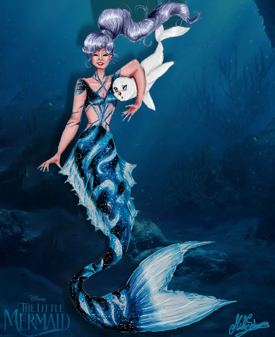 Karina The little mermaid (2025) by thedarkfairyartist on DeviantArt