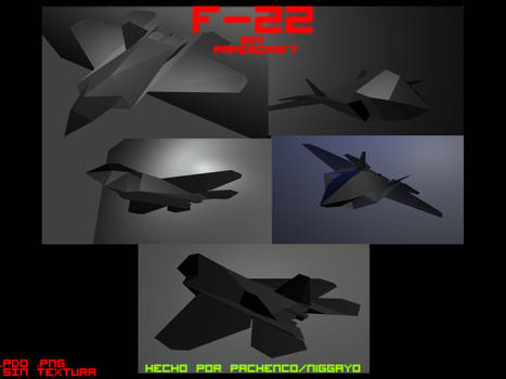 F-22 Mini Papercraft