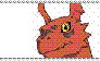 I Heart Guilmon Stamp