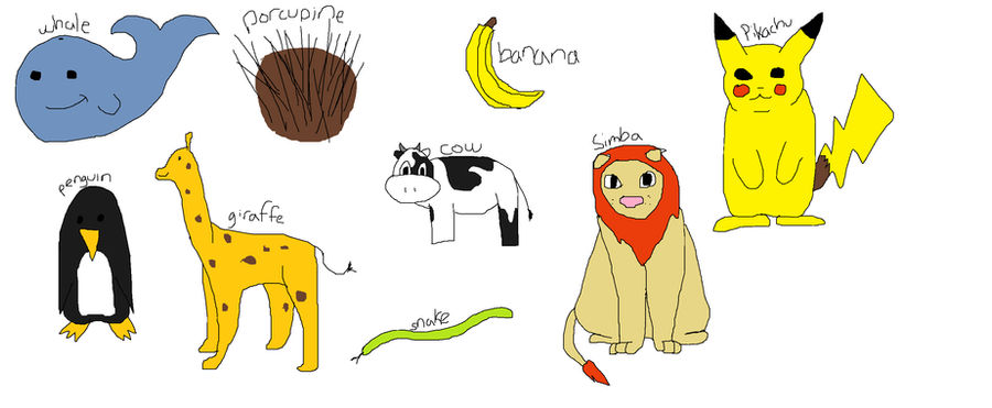 Random Anymous Random Animals by duskingxwarrior on DeviantArt