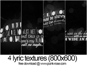 lyric dark textures