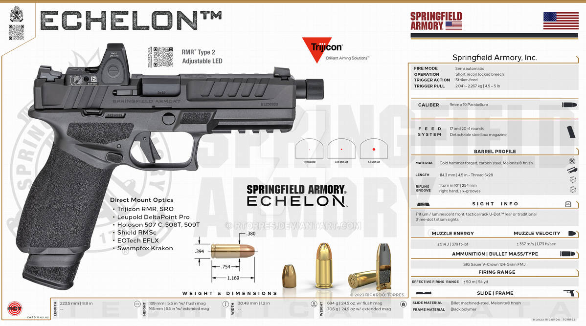 Springfield Armory, Inc. - ECHELON by RT0RRES on DeviantArt