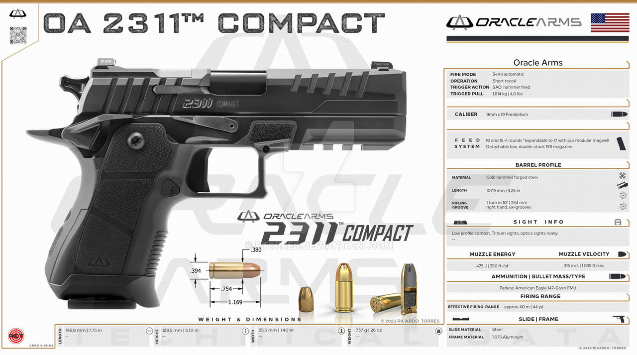 Oracle Arms - OA 2311 Compact by RT0RRES on DeviantArt