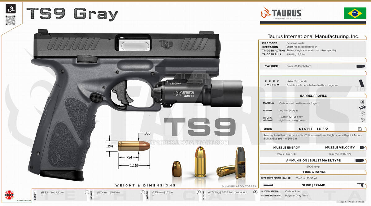 Taurus International Manufacturing, Inc. - TS9 Gra by RT0RRES on DeviantArt