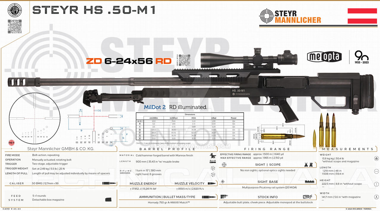 HS .50 M1 - STEYR ARMS