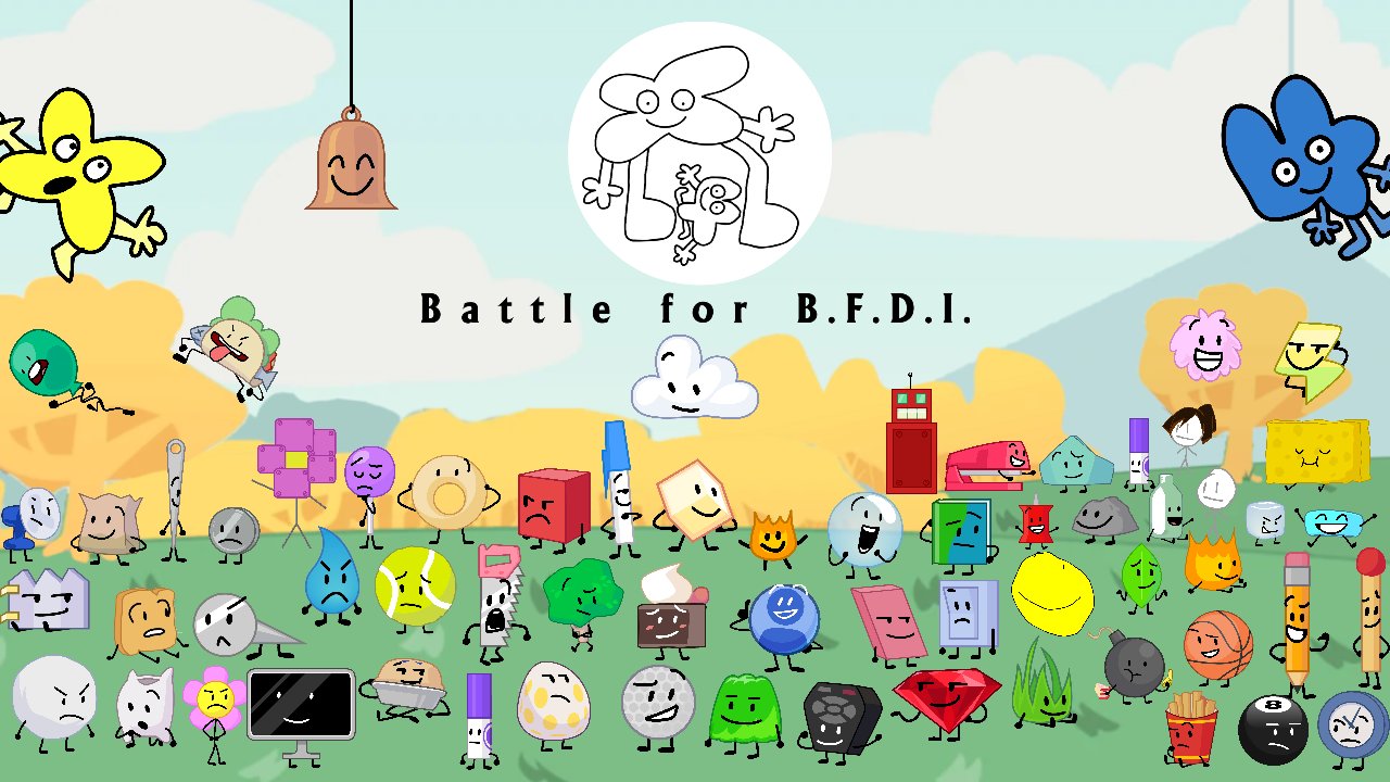 Battle For B.F.D.I Poster by blackmanchristiana85 on DeviantArt