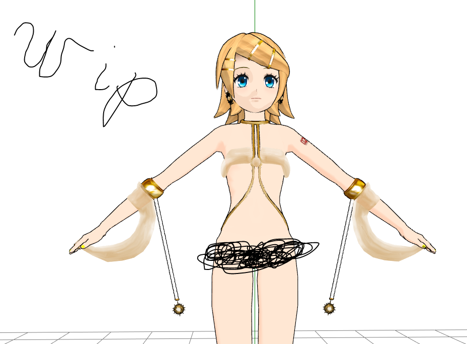 belly dancer Rin wip 1