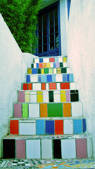 Escalera de colores