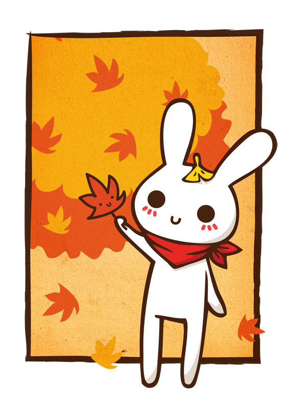 Autumn bunny by Yume-fran