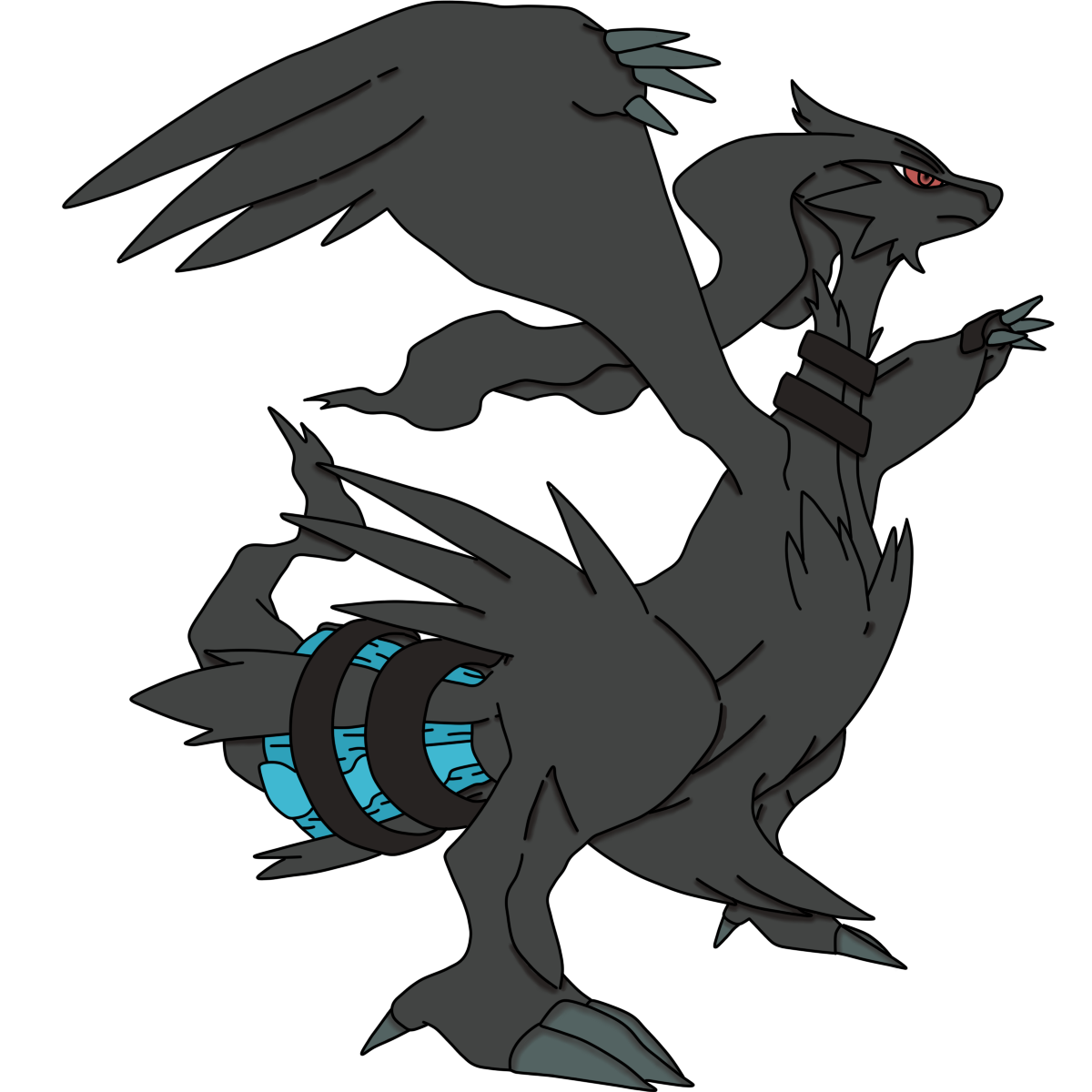 Fun With Colours - BLM — oh my god shiny reshiram should've been black  and