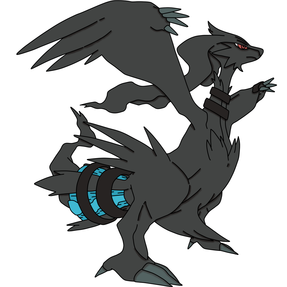 My shiny zekrom and reshiram by LeafGuardian on DeviantArt