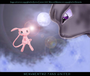 Mewtwo Vs. Mew by Tinuvion on DeviantArt