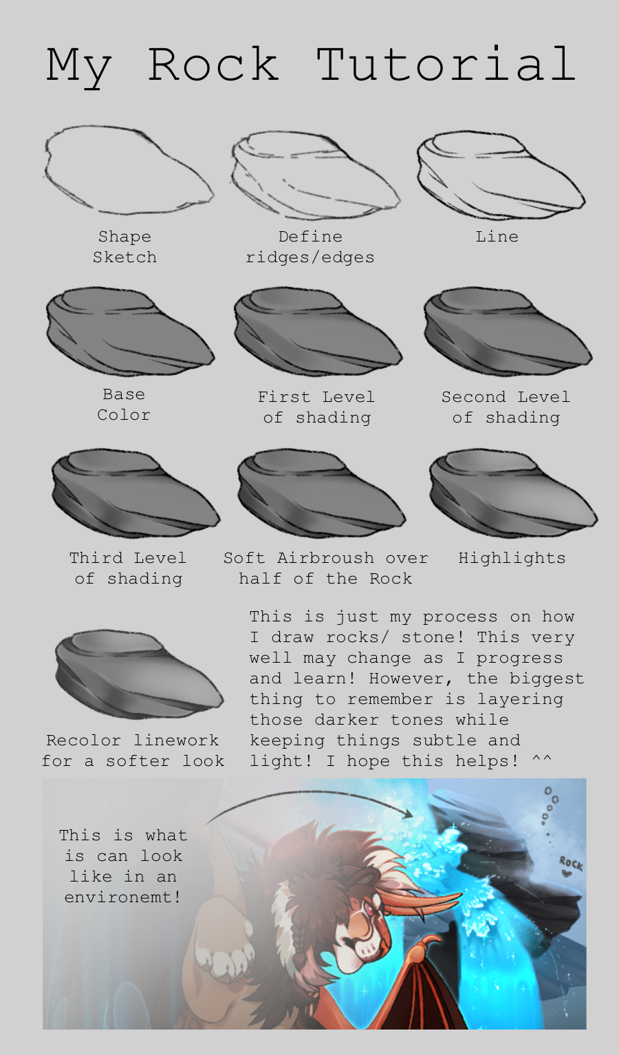 Rock? Rock! Tutorial by starry--knight on DeviantArt