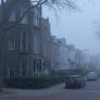 Haarlem in Fog, a neighborhood