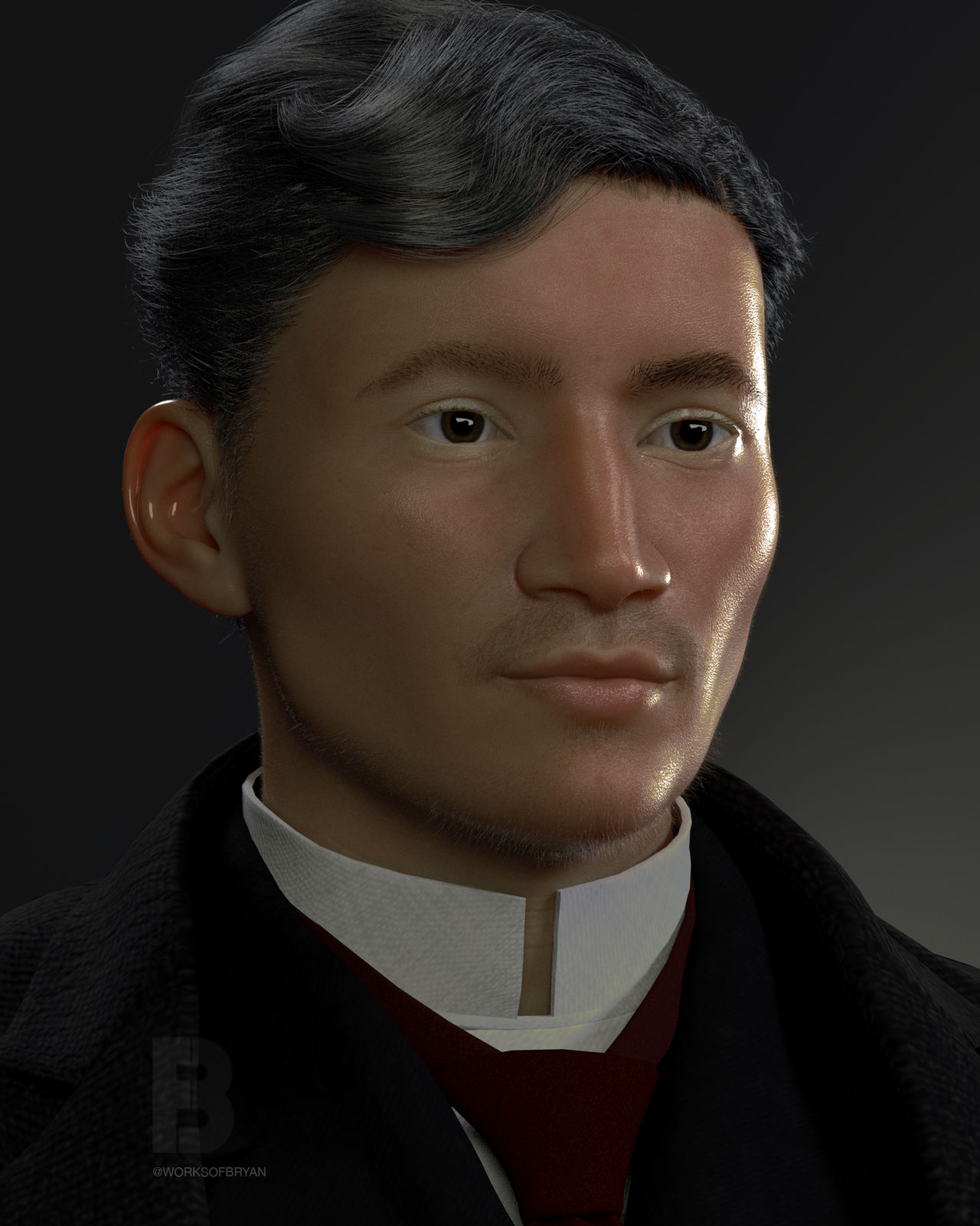 Jose Rizal Model Project Jose Rizal by worksofbryan on DeviantArt