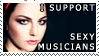 Sexy Musicians Stamp - AL