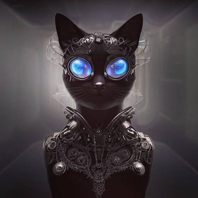 Bionic cat by MaprarT on DeviantArt