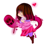 Bete Noire (Betty) and Kumu GlitchTale Chibi