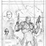 RoboCop Cover pencils