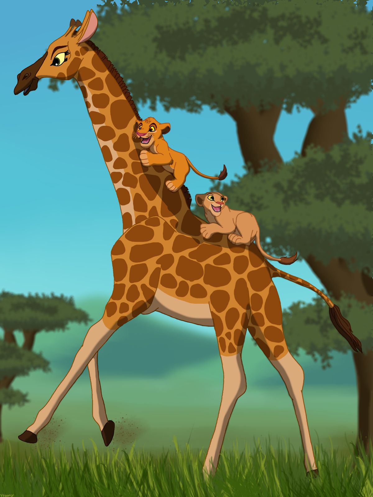 Happy World Giraffe Day By Vtoony On Deviantart