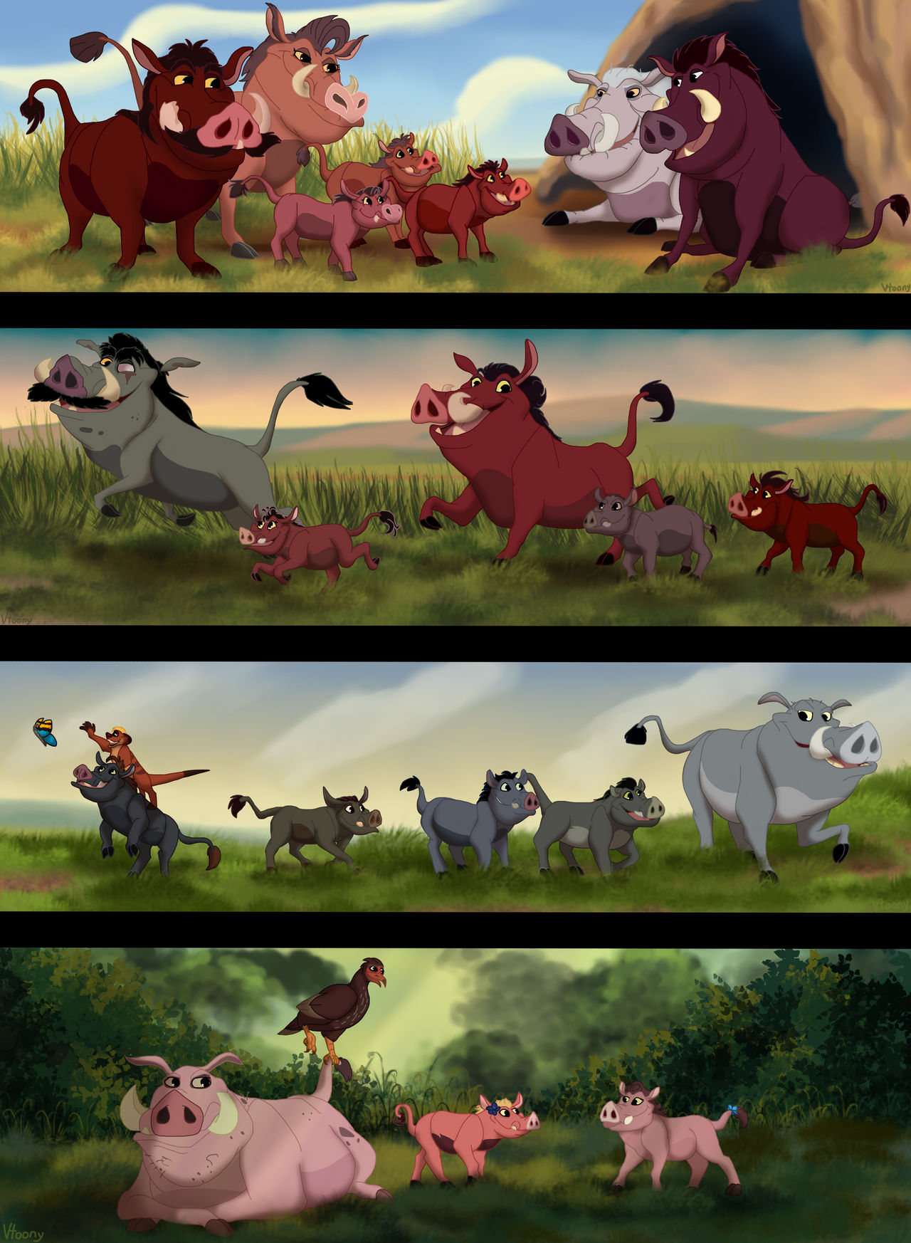 Boar Monkey Deviantart TLK: Bring Out the Boars by Vtoony on DeviantArt
