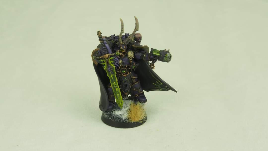 Warhammer 40k Chaos lord by AnglePaints on DeviantArt