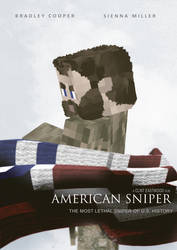 American Sniper - A Minecraft Poster