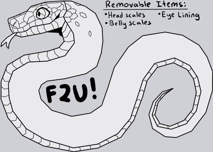 F2U REMOVEABLE ITEMS SNAKE BASE by SK1TCHY on DeviantArt