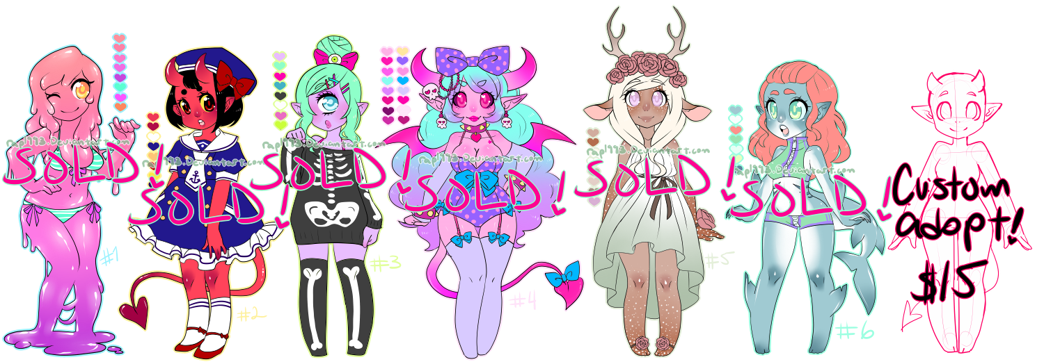 Even More Monster Girl Adoptables CLOSED!