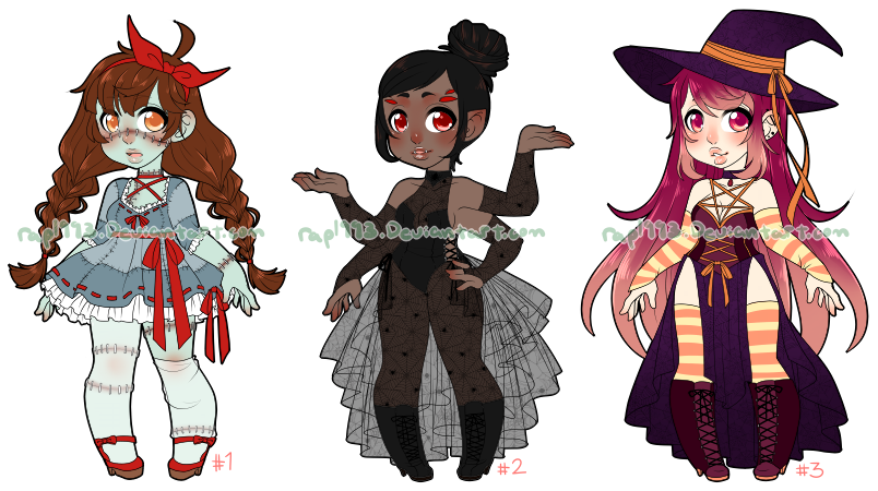 Halloween Adopts Auction 2 CLOSED