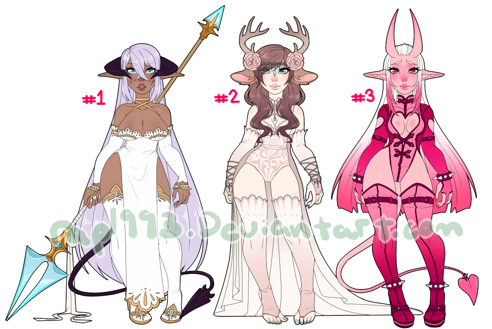 Full Body Monster Girls Auction CLOSED