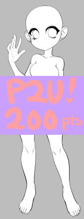 P2U Semi Chibi Skinny Base - 200pts/$2