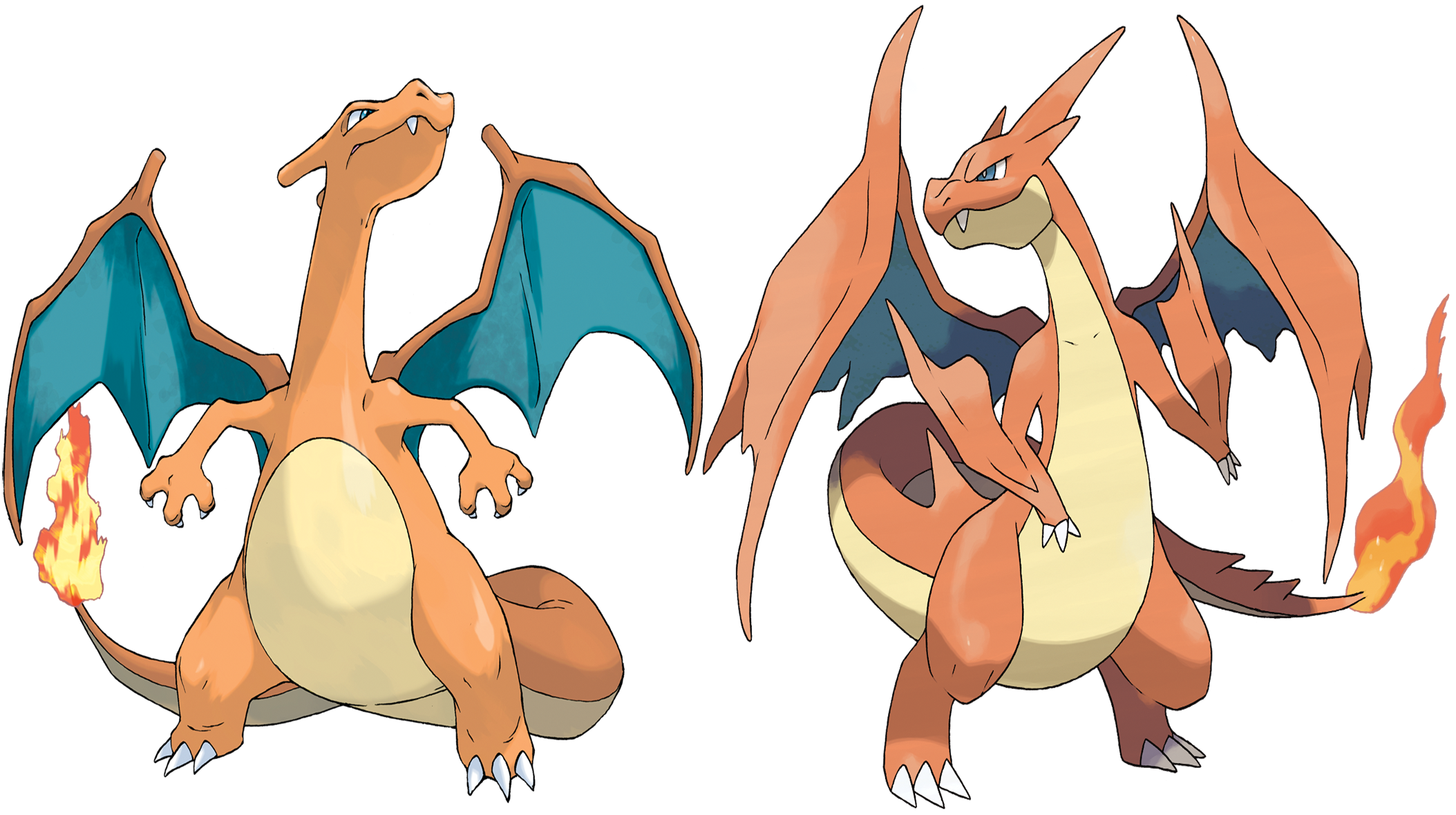 Pokemon charizard x y and normal