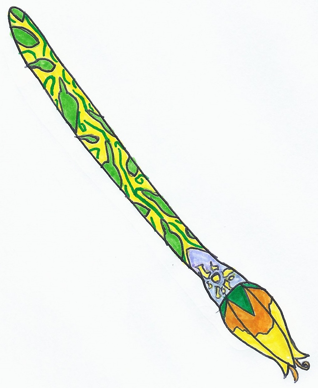 Golden Flower Wand