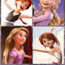 Felicie and Rapunzel Collage