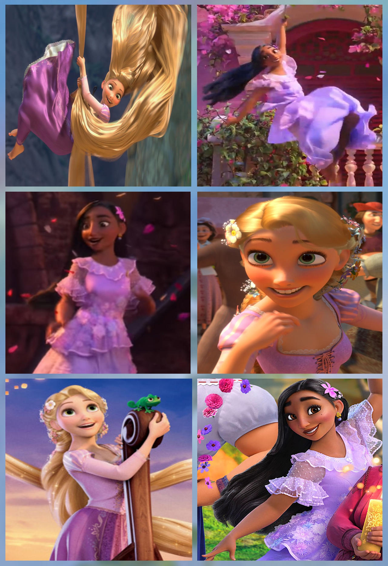 Rapunzel and Isabela Collage by Frie-Ice on DeviantArt