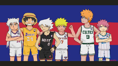 Basketball Jerseys ~ Anime Crossover