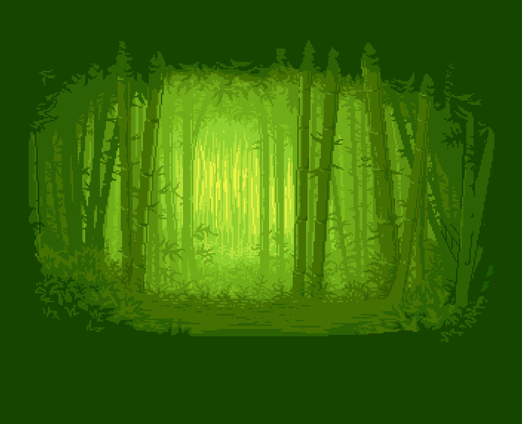 Bamboo Forest - pixel art by PrinceTahra on DeviantArt