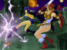 3D Teela Vs. Evil Lyn