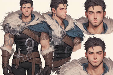 Character Build Reference Character Design Reference Sheet #40 by ElynaAI on DeviantArt