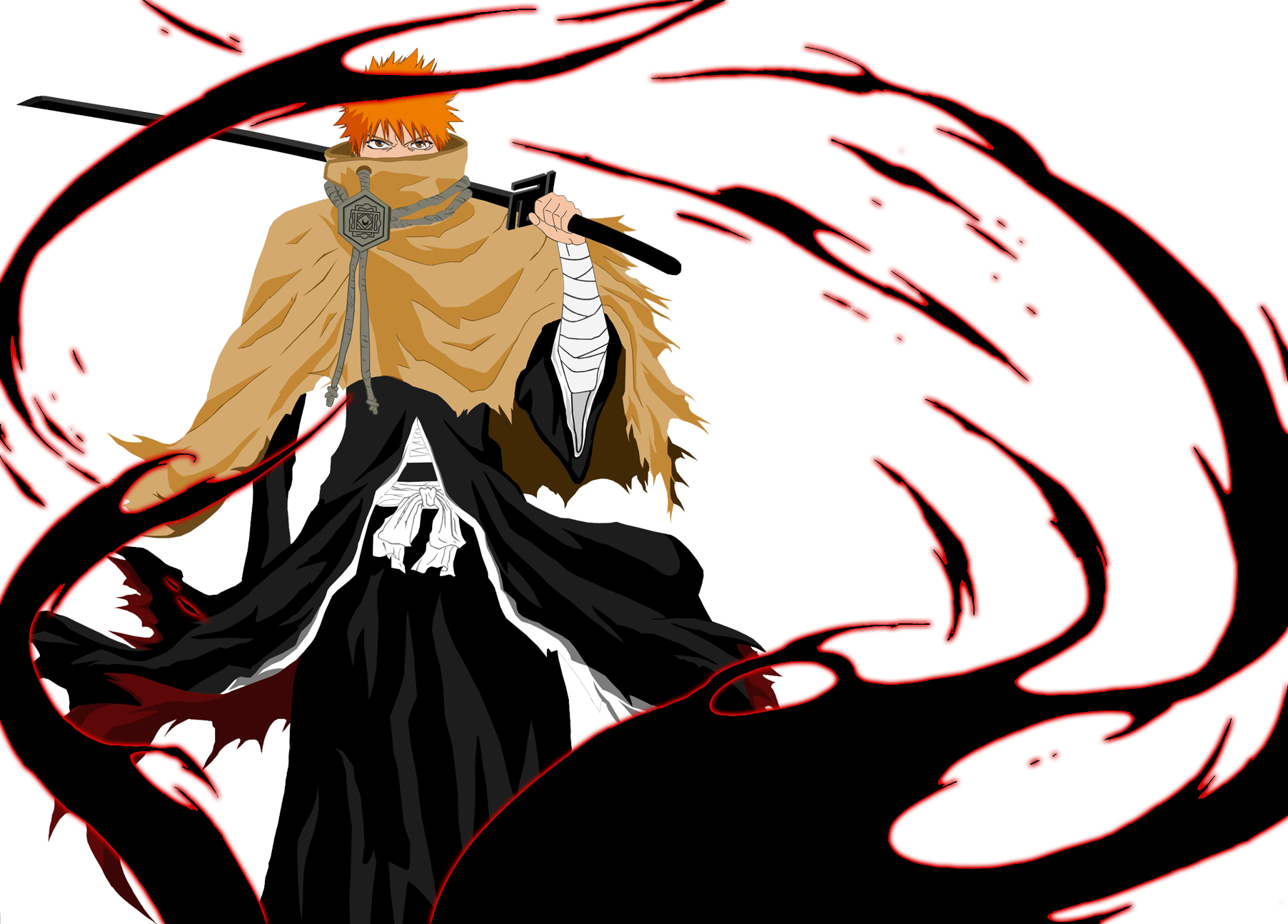 Ichigo Bankai (After Fullbring Arc) [Over] by Demitsuri54 on DeviantArt