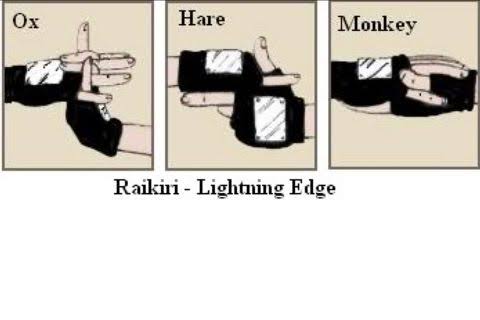 Raikiri Lightning Edge Jutsu Hand Sign Naruto By Mayosalad56 On Deviantart