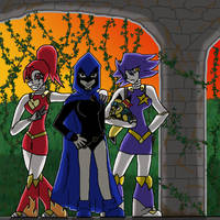 Raven, Rose, Sam and Trk