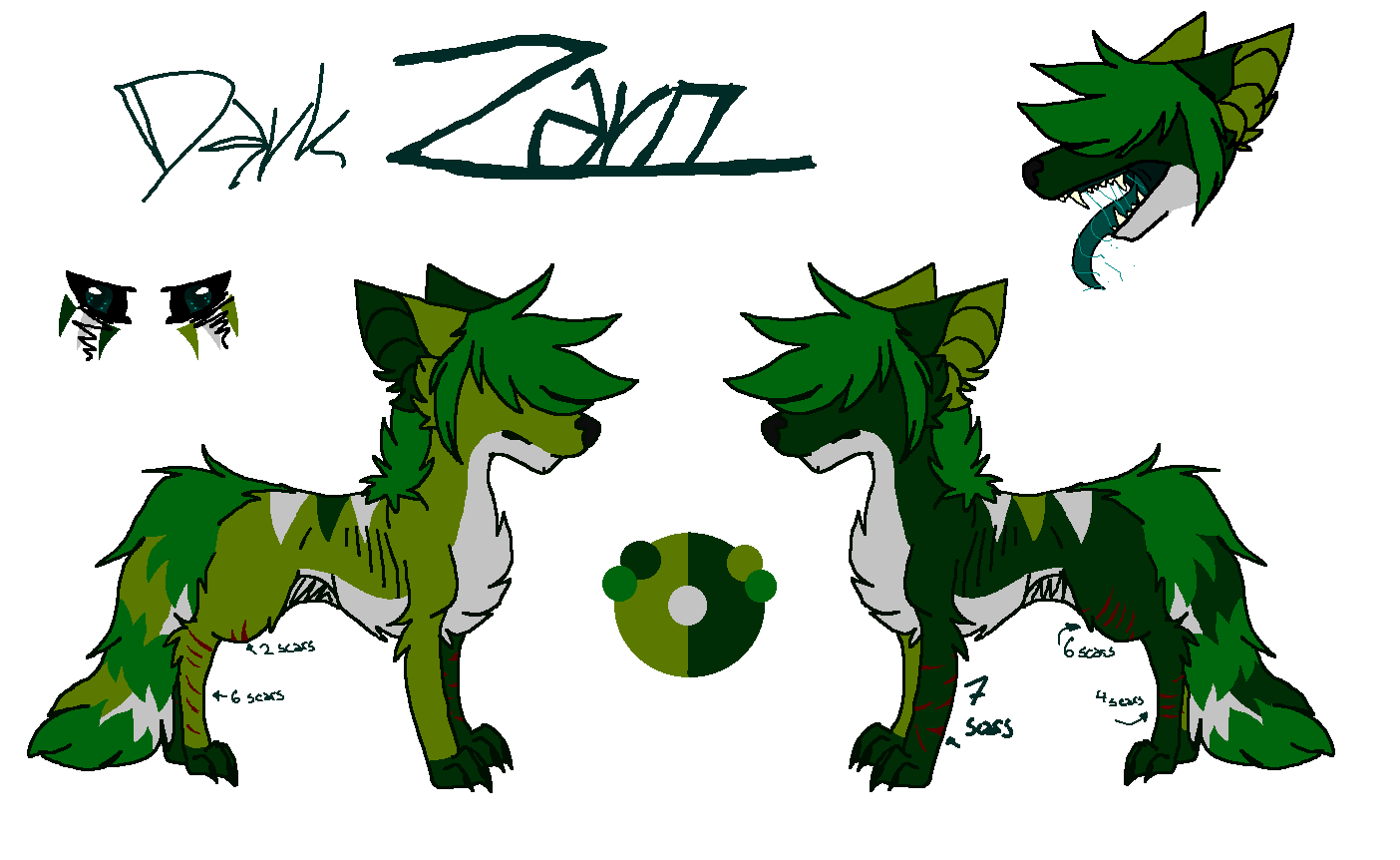 Dark Zaro Refsheet 2014