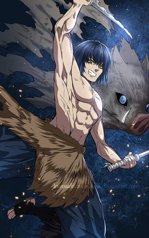 Kimetsu no Yaiba Inosuke by KurosakiSasori-kun on DeviantArt